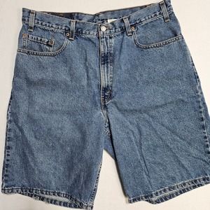 Levis 560 Shorts Vintage Mens Size 38 Loose Fit Jorts Dad Made in USA Blue Denim